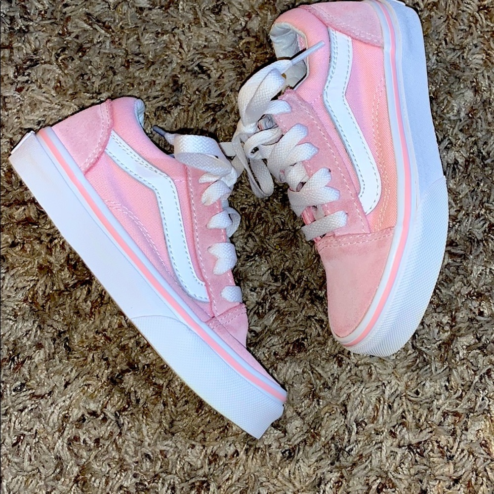Vans Old Skool Skate Shoe Little Kid Blushing Pink